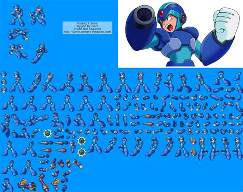 mega man x sprite resource.